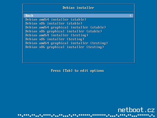 Especialista auxiliar triple Netboot.cz iPXE boot page